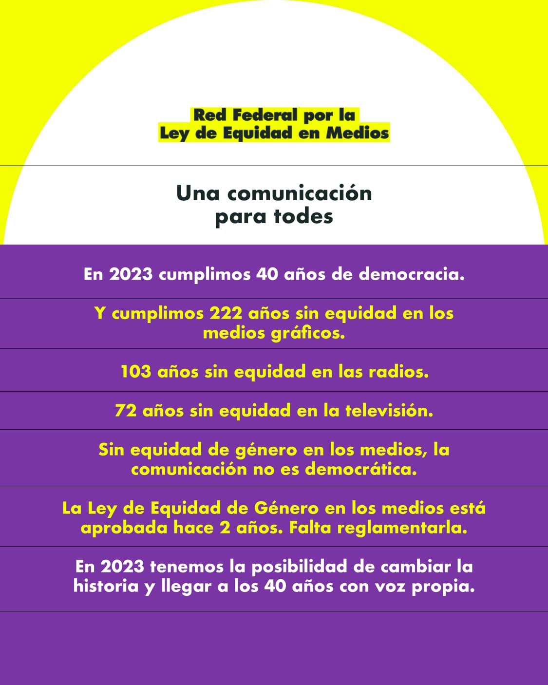 Periodistas reclaman por la reglamentación de la Ley de Equidad en los