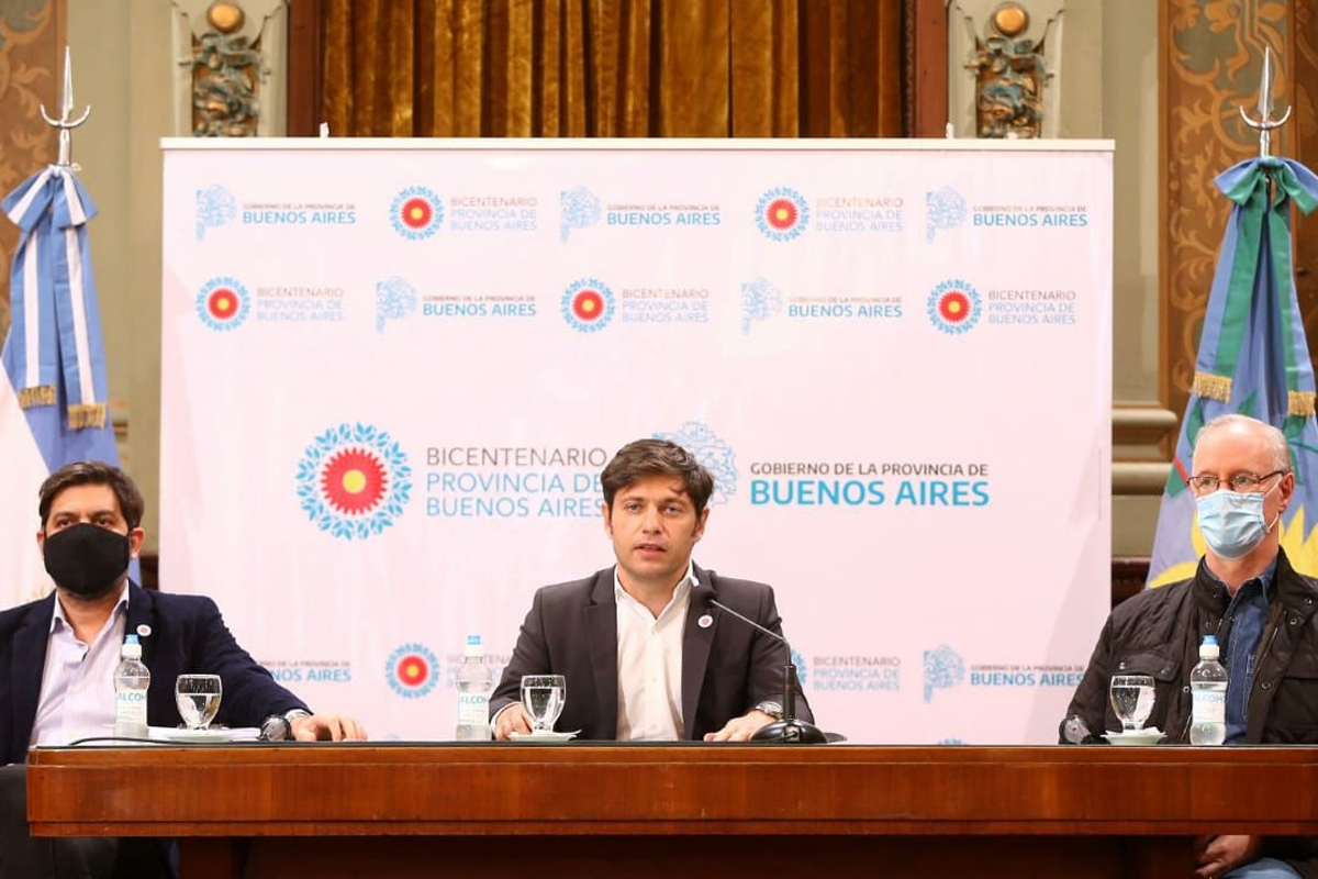 Kicillof advierte que no hay más margen: «Estamos en un altiplano de casos»