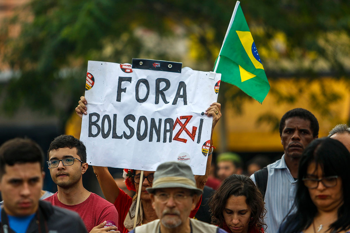 Las calles, el escenario de disputa y resistencia a Bolsonaro