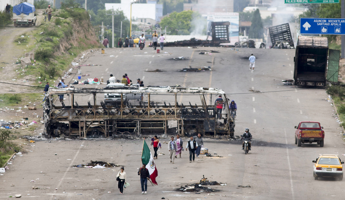 Oaxaca en llamas por la educación