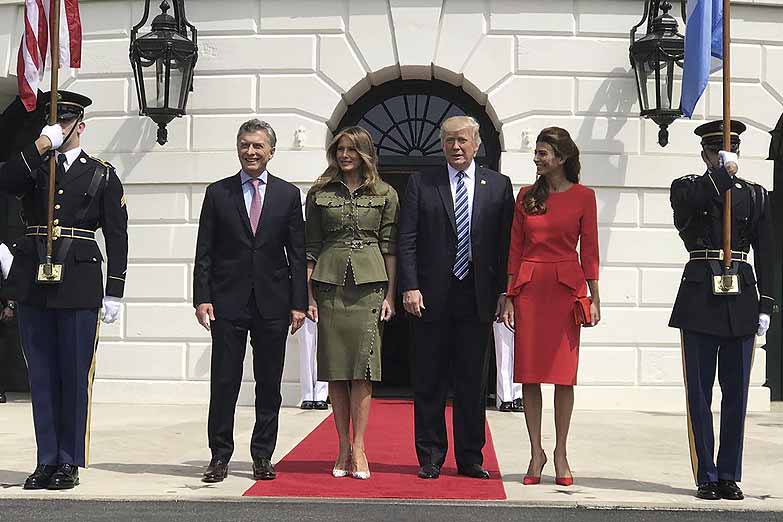 Trump y Macri se reunieron en la Casa Blanca