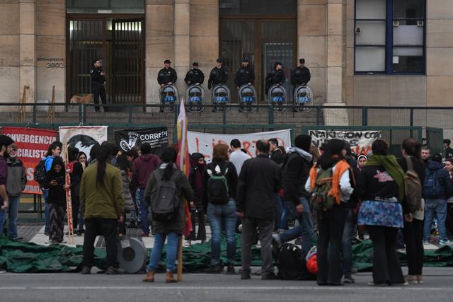 Liberan a los detenidos en la marcha por Maldonado