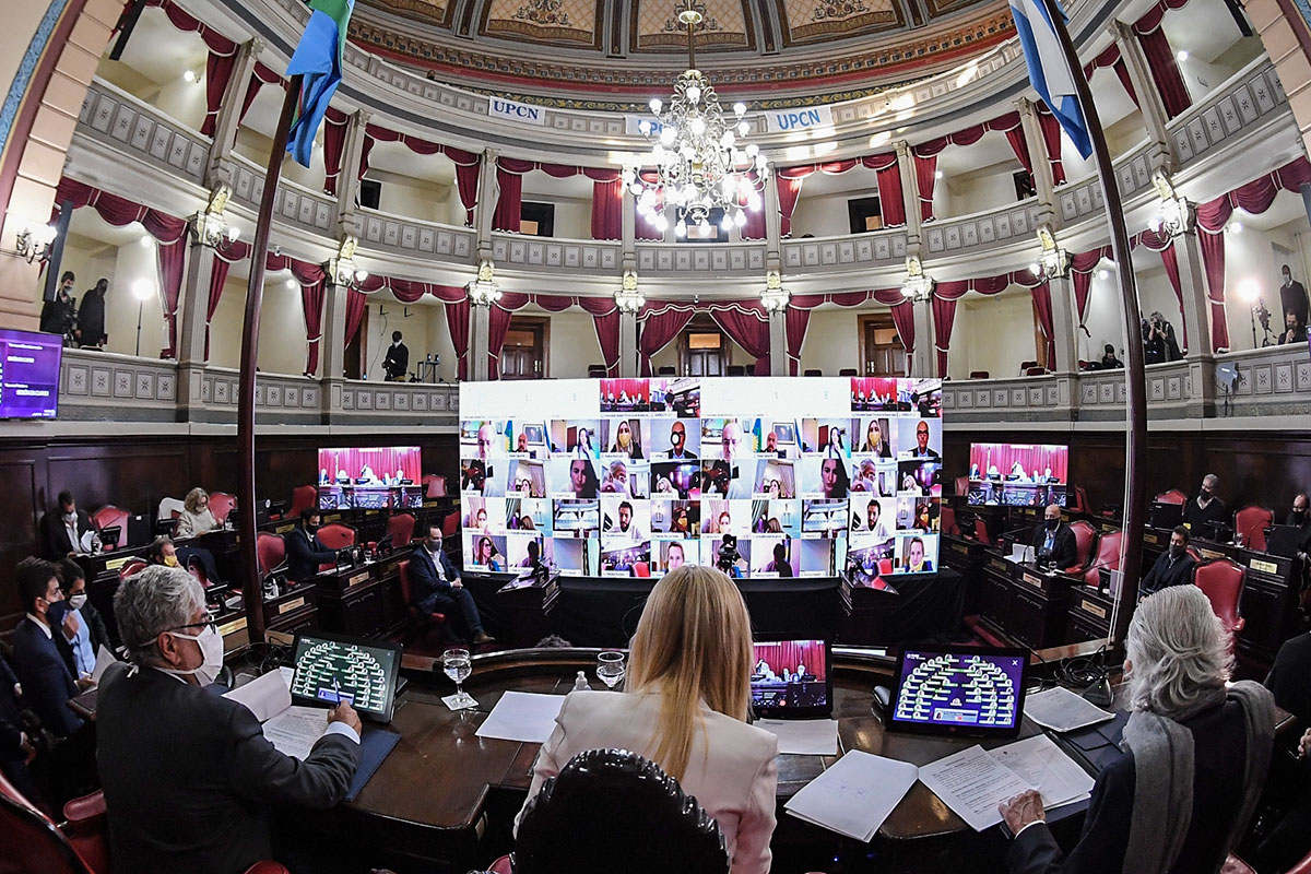 La Legislatura bonaerense también tuvo su primera sesión virtual