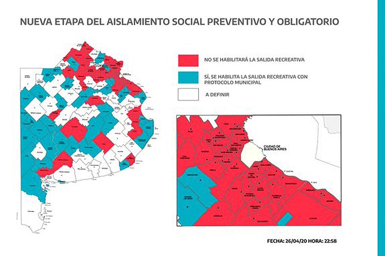 Cómo es el permiso de salidas de esparcimiento en cada municipio bonaerense