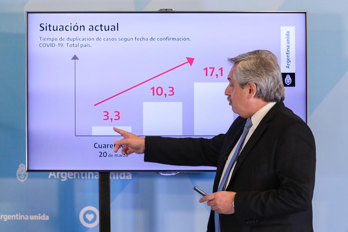 Con el apoyo de los gobernadores, Alberto F anunció la cuarentena con segmentación geográfica