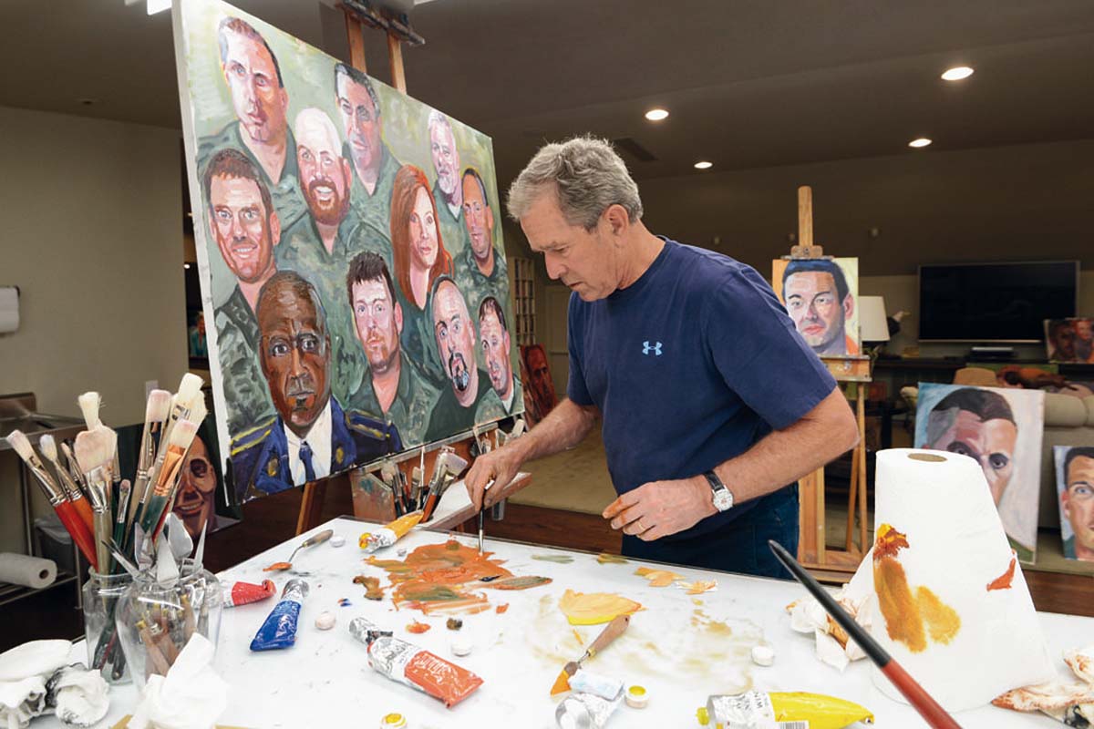 George W. Bush, de la política al arte