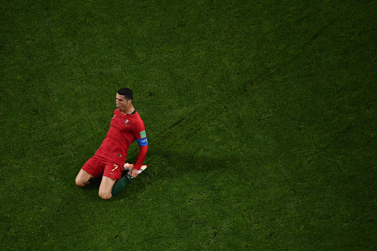 Cristiano Ronaldo encendió el primer partidazo del Mundial