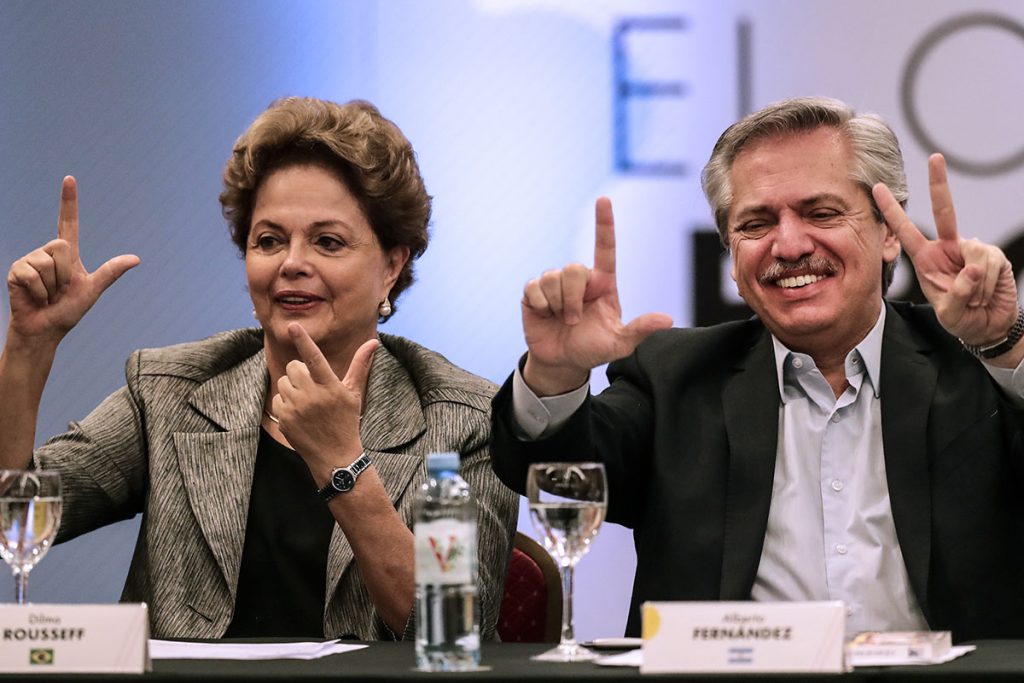 presidente Fernández Dilma Rousseff