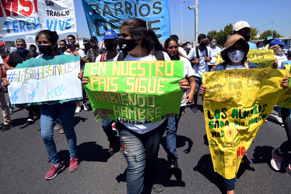 Decenas de organizaciones piqueteras marchan el jueves a la Plaza de Mayo