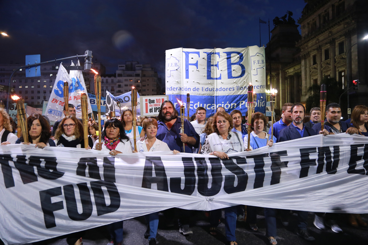 Sindicatos combativos marchan a Plaza de Mayo contra el FMI