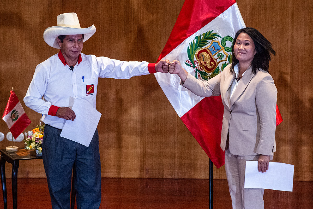 Perú: debate clave a dos semanas de las elecciones