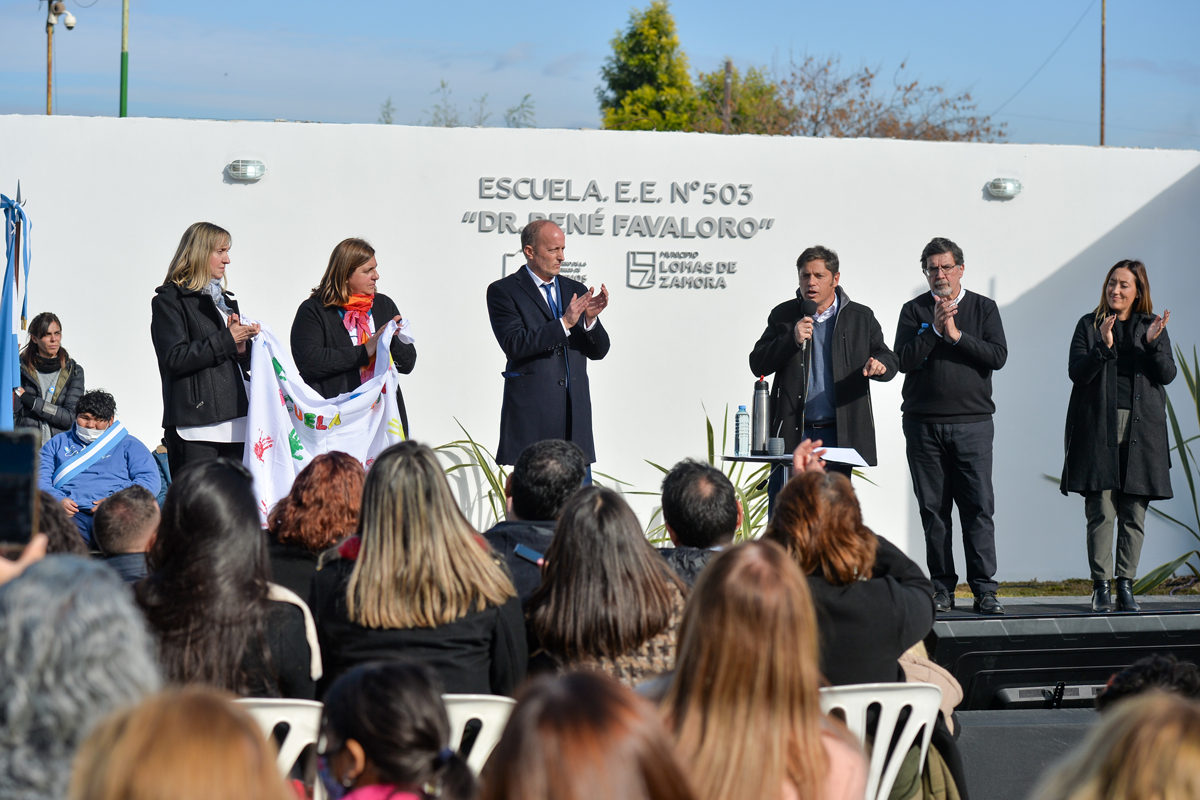 Kicillof cruzó a Vidal por las escuelas: «No contestamos chicanas con chicanas, sino con hechos y obras»