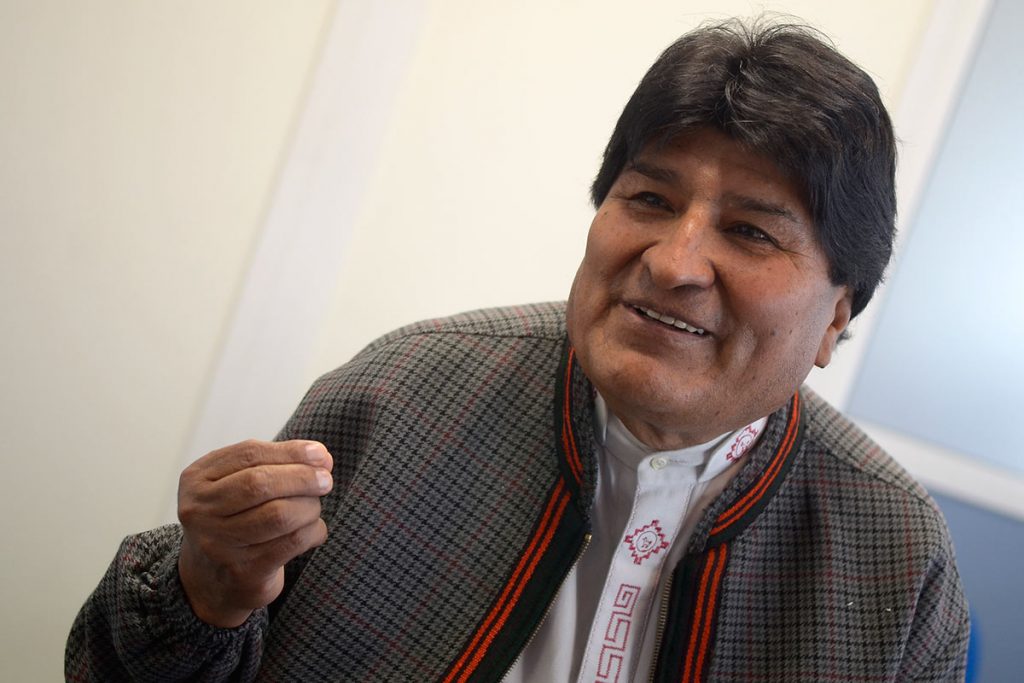 Javier Milei Evo Morales