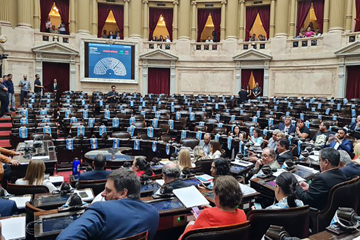 Diputados: JxC no quiso debatir y no dio quórum para la sesión