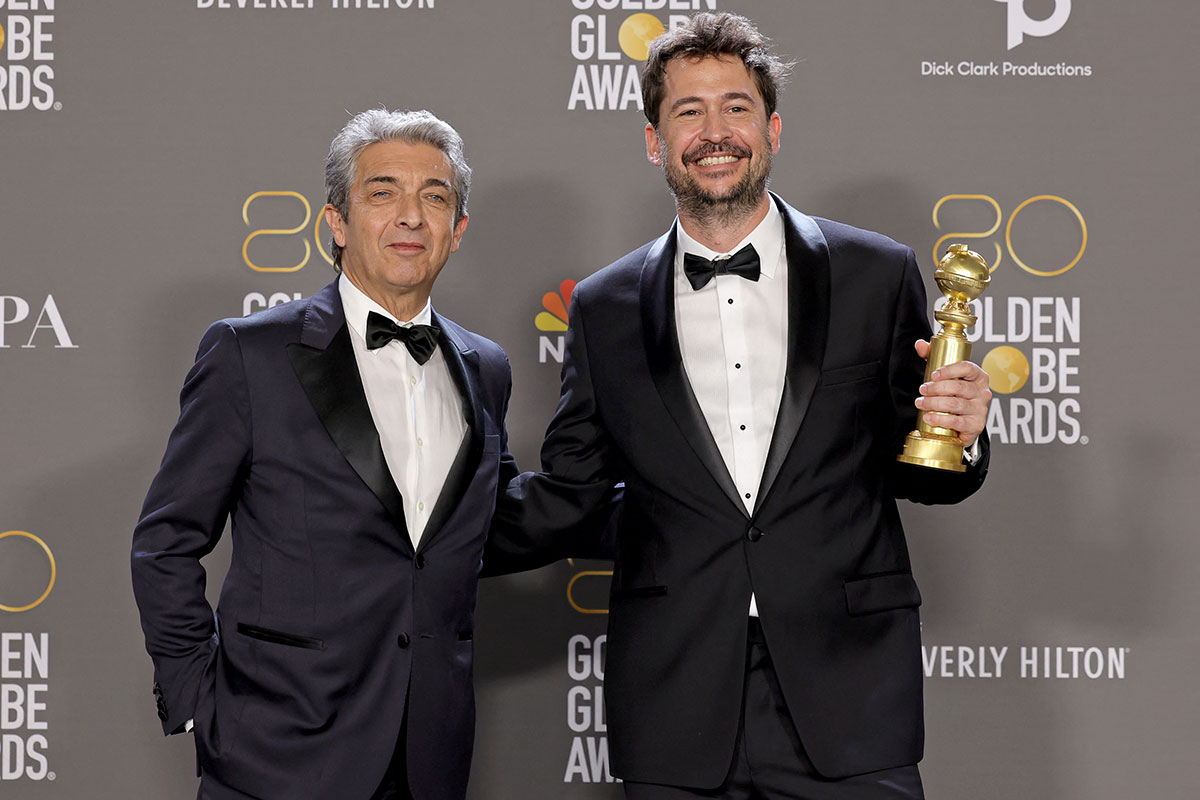 Darin, premio globo de oro, director Santiago Mitre