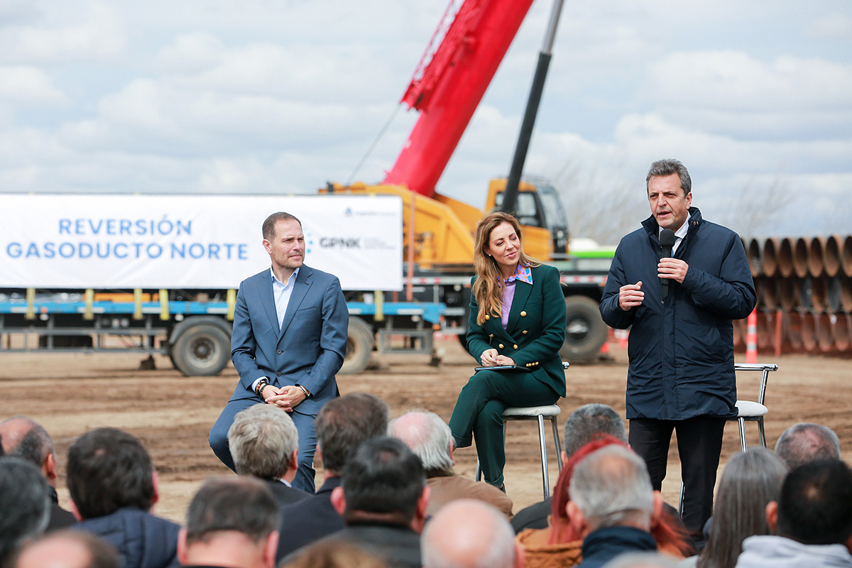 Massa anunció obras de energía claves para el noroeste del país