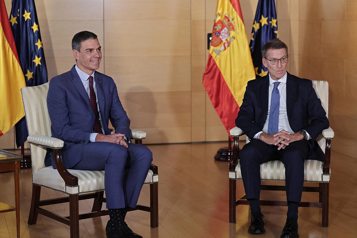 Pedro Sánchez rechazó la propuesta de Feijóo para gobernar solo por dos años