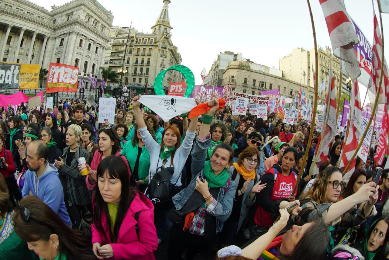 28S: imágenes de la marcha feminista