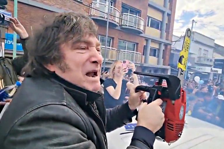 Javier Milei, El Loco De La Motosierra: La Pesadilla Que Puede Hacerse ...