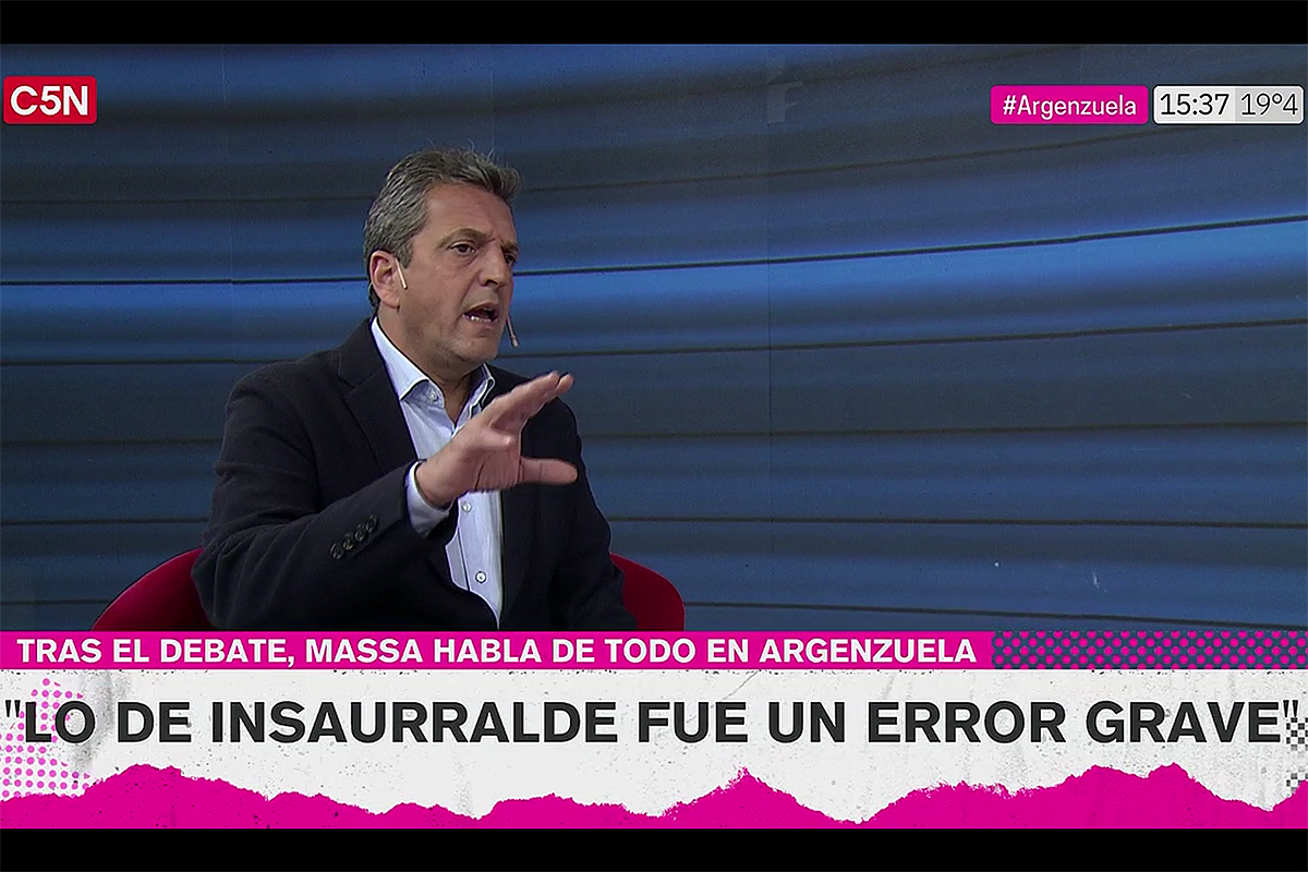 Massa: «Milei les mintió a 20 millones de argentinos que estaban mirando el debate»