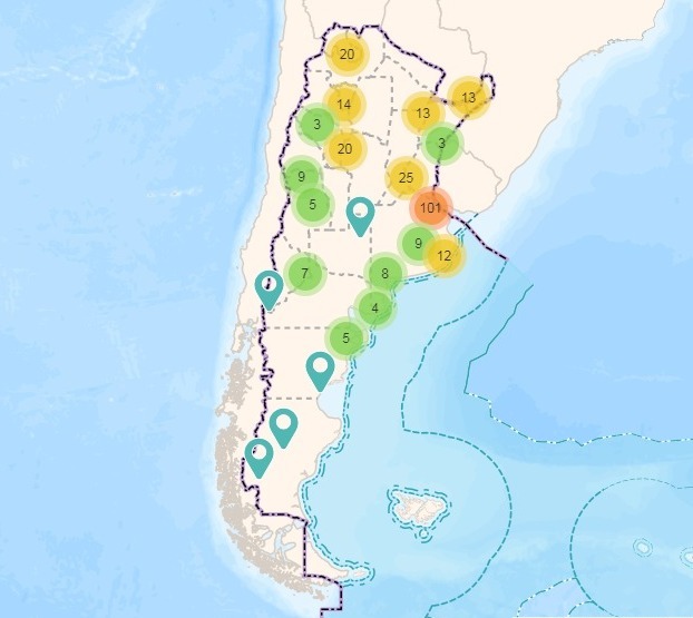 Publicaron un mapa interactivo de señalizaciones de sitios de memoria