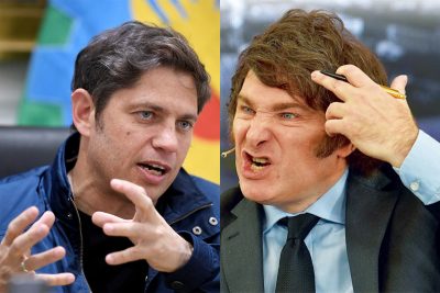 Kicillof vs Milei, el duelo político que se disputa en medios y redes  sociales