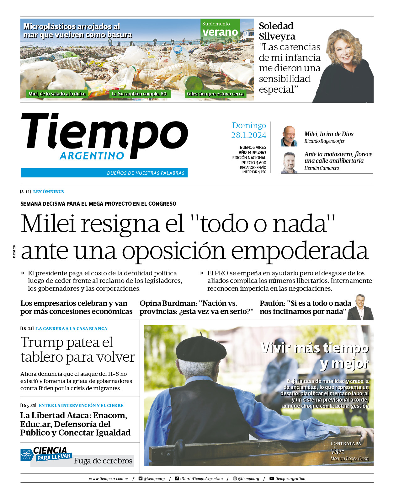 2024 01 28 Tiempo Argentino   TAPA 110 2 