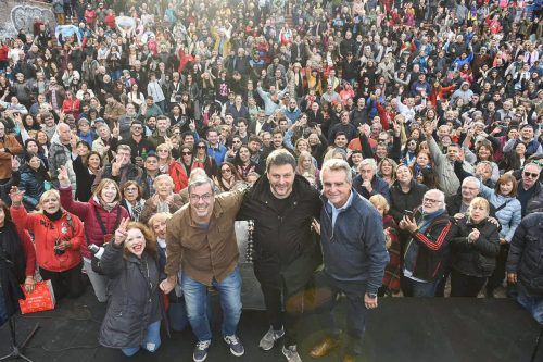 Santoro, Rossi y Germán Martínez en Rosario: «construir un modelo de país solidario y humano» ante Milei