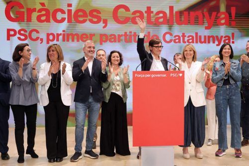 El Partido Socialista ganó en Cataluña pero tendrá que pactar con la izquierda independentista para gobernar