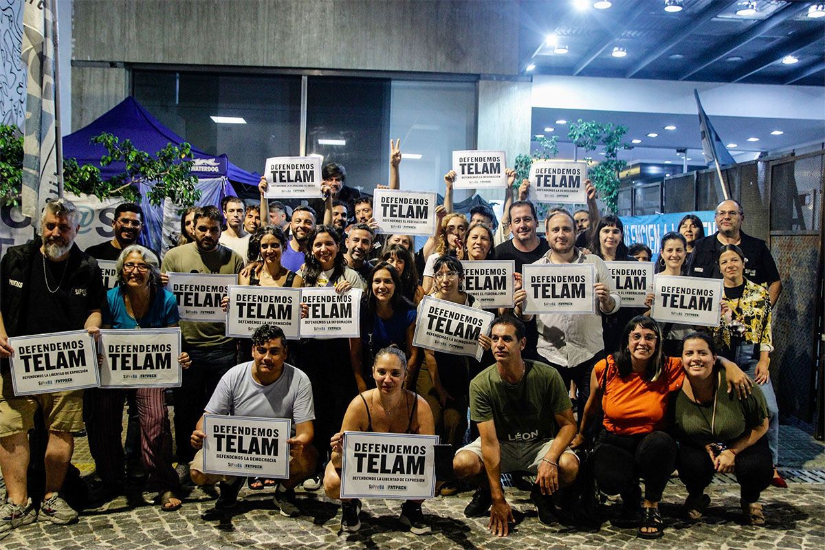 El acampe de Télam cumplió 90 días de resistencia activa contra el cierre de la agencia