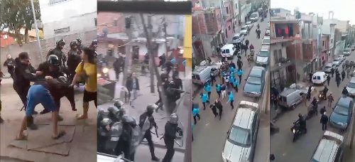 La Policía de la Ciudad realizó una violenta razzia en Ciudad Oculta