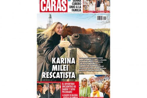 Irremontable: Karina Milei en la portada de Caras