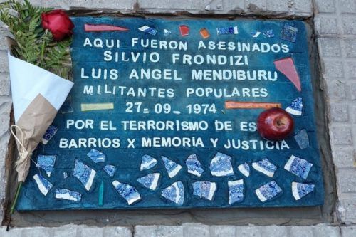 Homenaje en la UTN a Luis Ángel Mendiburu, asesinado con Silvio Frondizi hace 50 años