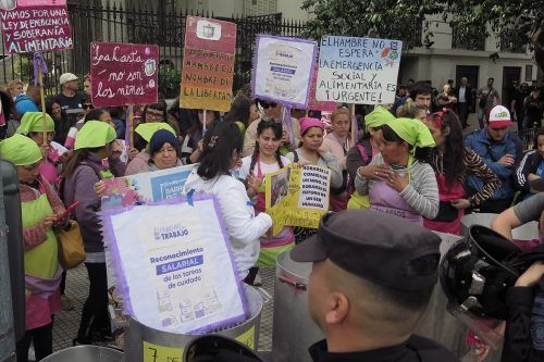 Nueva protesta de la UTEP frente a Capital Humano