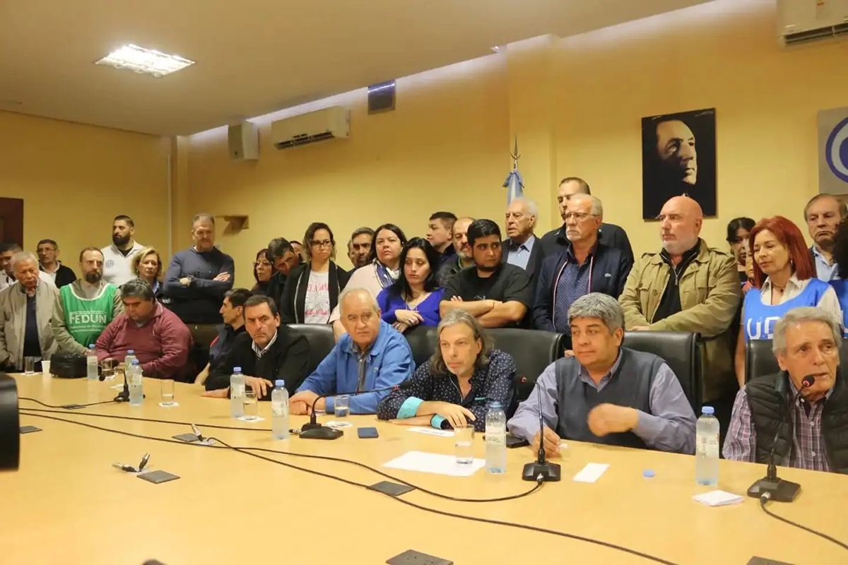 Con Pablo Moyano a la cabeza, la CGT reapareció públicamente y anunció su participación en la marcha por la Universidad Pública