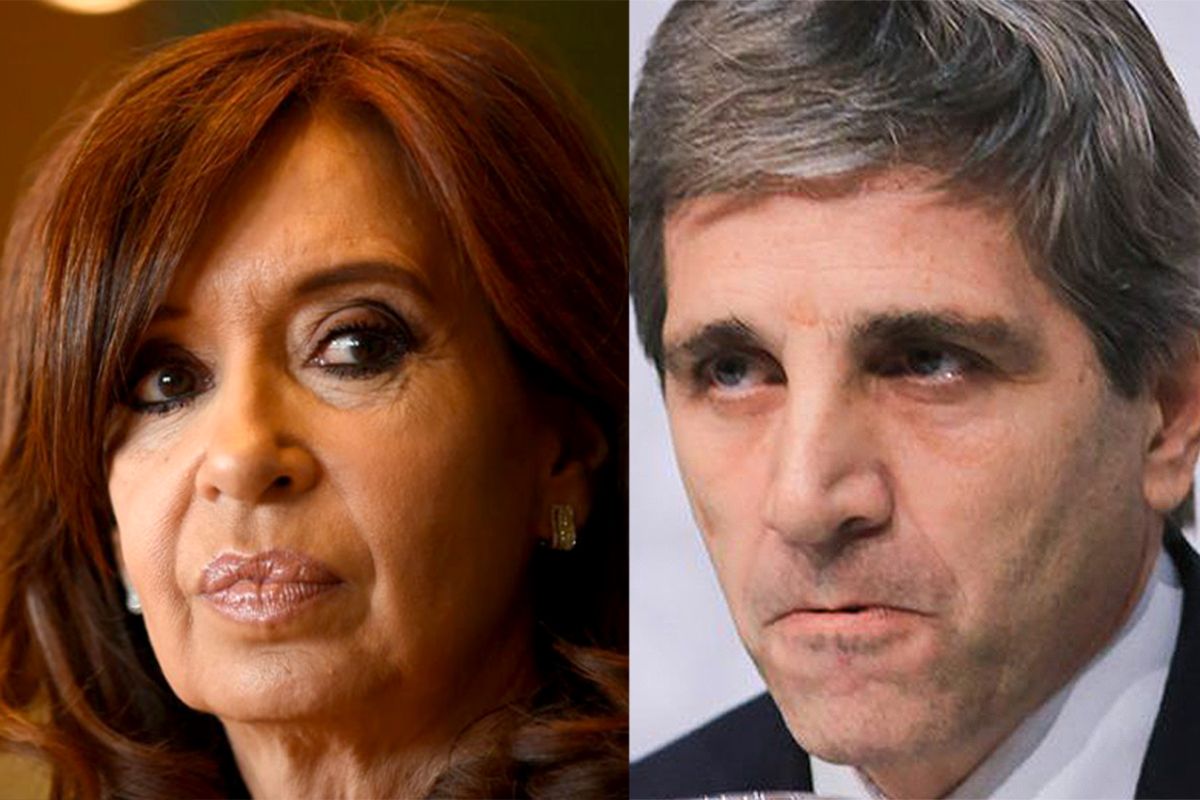 Feroces cruces entre CFK y Toto Caputo en las redes sociales