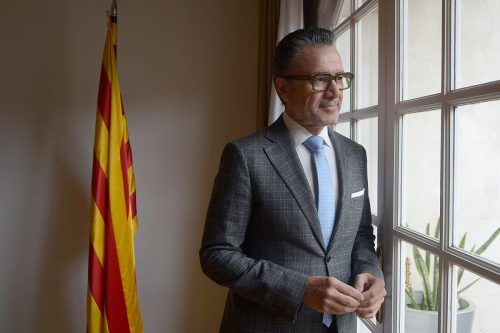 Josep Vives, delegado catalán en el Cono Sur, en una Diada diferente