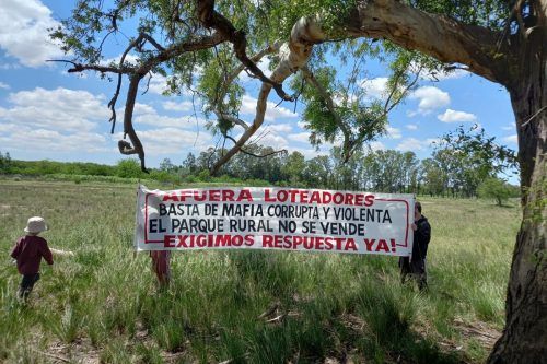 Denuncian amenazas de muerte y destrucción de recursos hídricos en loteo ilegal en Almirante Brown