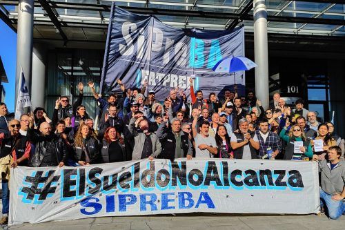 Sipreba reclamó sueldos dignos, con una marcha en La Nación y un paro en Perfil