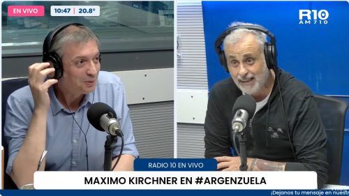 Máximo habló de la interna en el PJ: «Era muy fácil elegir entre Quintela y Cristina»