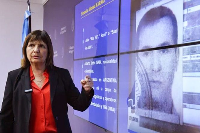 Bullrich reveló la identidad del responsable de «los atentados a Embajada de Israel y AMIA»