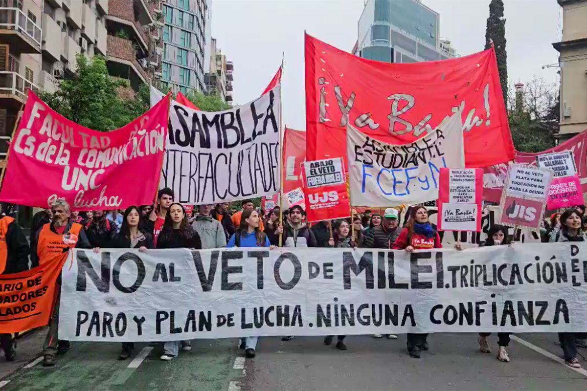 Córdoba: agrupaciones gremiales, docentes y estudiantes movilizaron en apoyo al financiamiento universitario y evalúan cómo sigue el plan de lucha