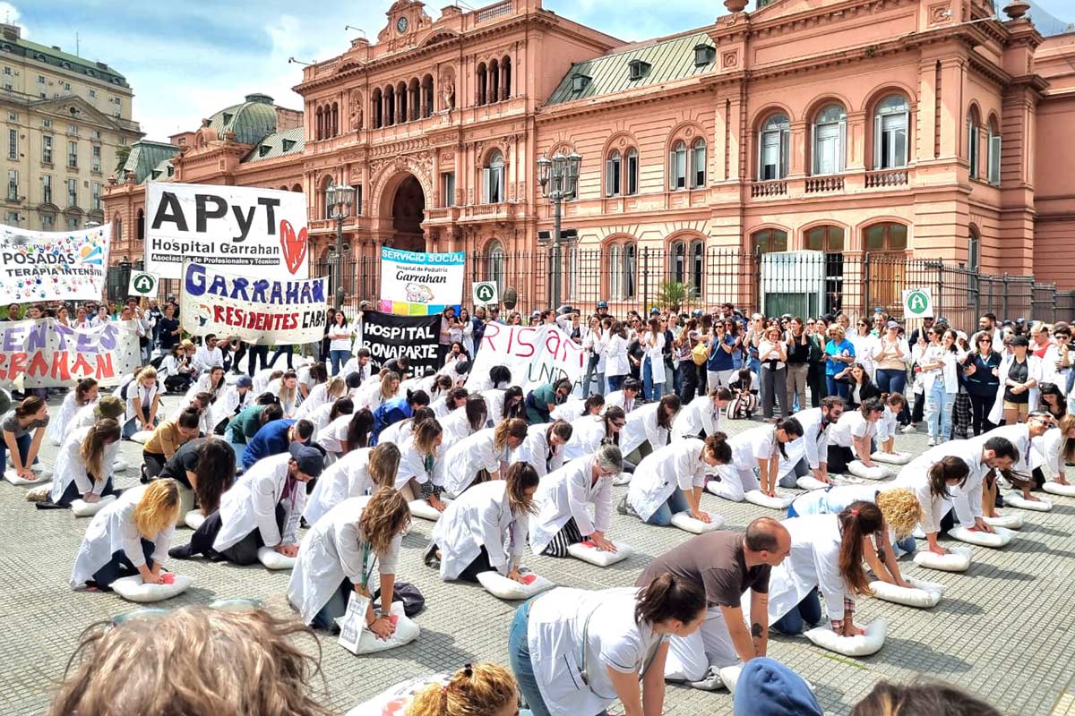 Trabajadores del Hospital Garrahan convocan a un nuevo paro con movilización a Plaza de Mayo