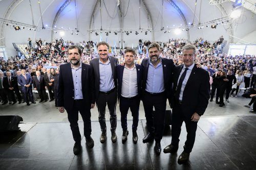 Kicillof con rectores de universidades nacionales: foto política y reactivación de obras abandonadas por Milei