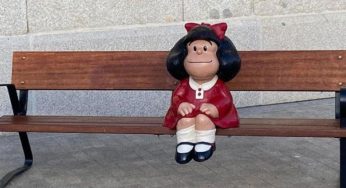 Mafalda ya tiene su propia escultura  en una plaza de Madrid