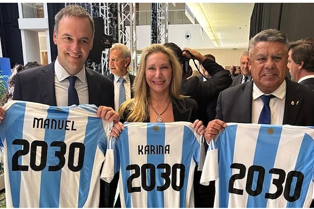 La FIFA oficializó que Argentina será sede del Mundial 2030 junto a Uruguay, Paraguay, España, Portugal y Marruecos