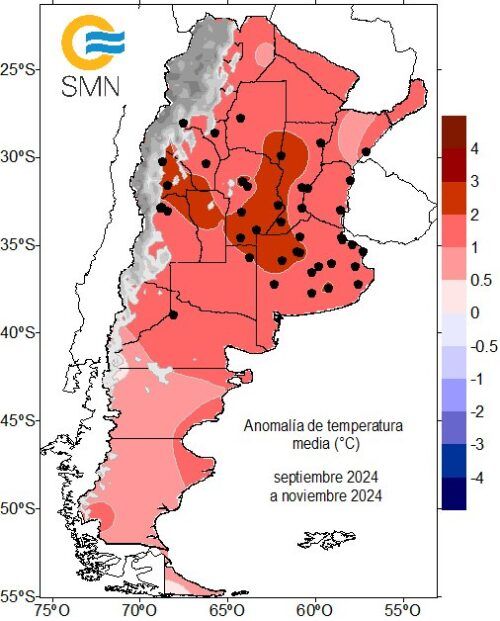 Argentina vivió la primavera más calurosa desde que se tiene registro