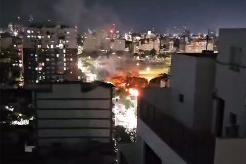 Se incendió la Huerta de Garay, el espacio verde que el gobierno de Jorge Macri intentó desalojar hace dos meses