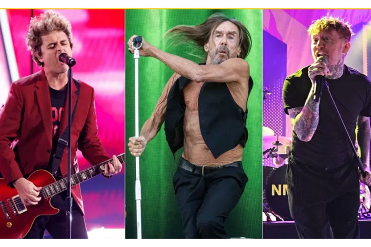 Ilusión entre los fans: ¿vienen Green Day, Iggy Pop y Sex Pistols?