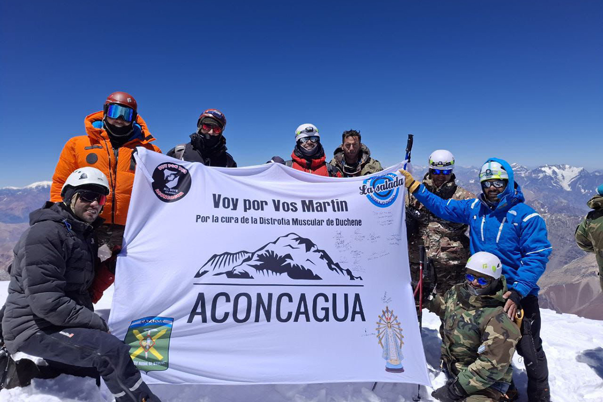 Solidaridad en lo más alto: una expedición al Aconcagua con un mensaje de esperanza